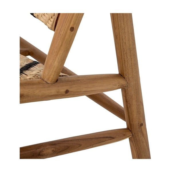 Poltrona con intreccio in colore naturale Lennox - Bloomingville-image-4