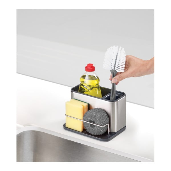 Porta detersivi in acciaio inox Tidy, 18 x 12,8 cm - Joseph Joseph-image-3