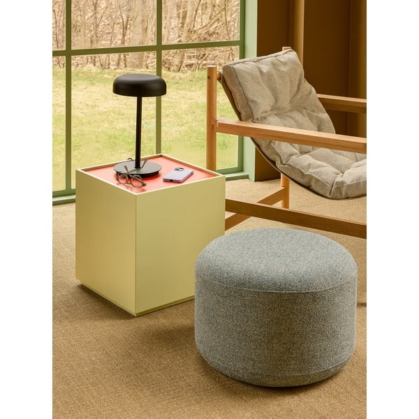 Pouf grigio Marshmellow - Hübsch-image-1