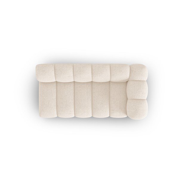 Divano componibile color crema (con penisola a destra) Lupine – Micadoni Home-image-3