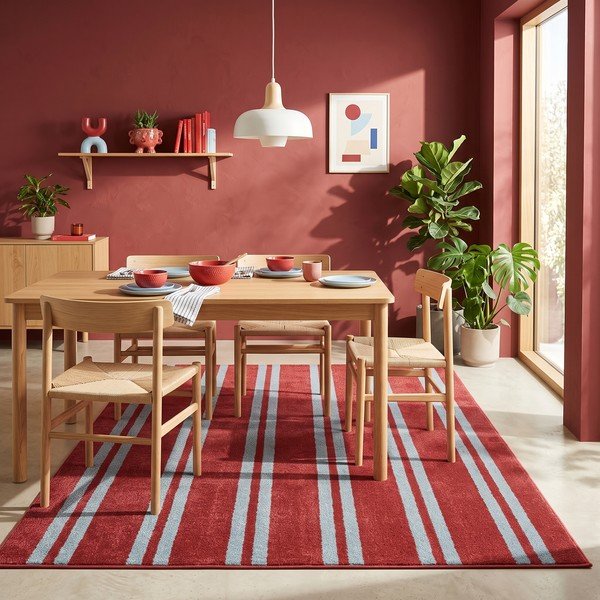Tappeto rosso/blu 160x230 cm Riviera – ESTE-image-1