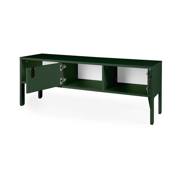 Cassettiera TV verde scuro , larghezza 137 cm Uno - Tenzo-image-4