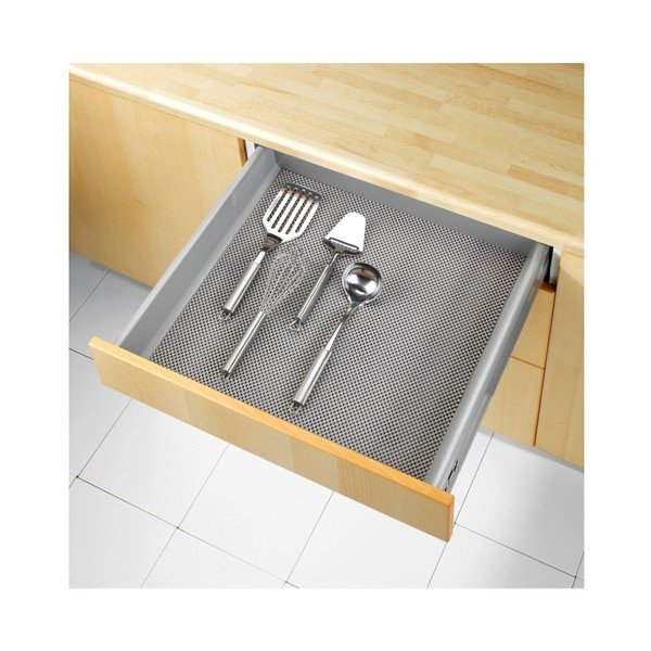 Tappetino grigio antiscivolo per cassetti 380, 150 x 50 cm - Wenko-image-1