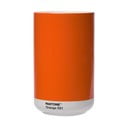 Vaso in ceramica arancione Orange 021 - Pantone