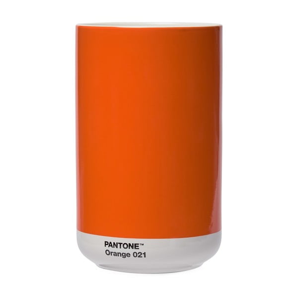 Vaso in ceramica arancione Orange 021 - Pantone