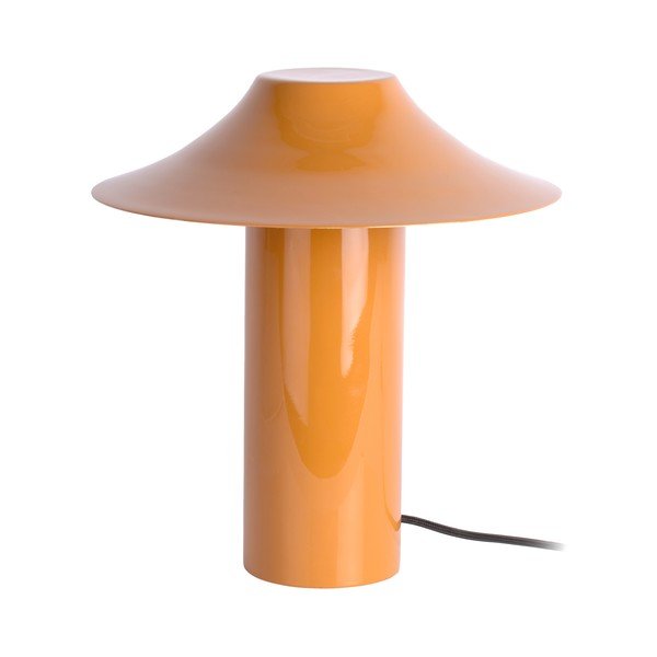 Lampada da tavolo arancione in metallo (altezza totale 32 cm) Catania Trapeze – Leitmotiv