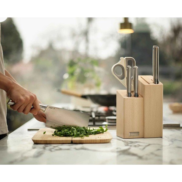 Set di coltelli con lama in acciaio inox e supporto 5 pz Elevate Fusion – Joseph Joseph-image-1