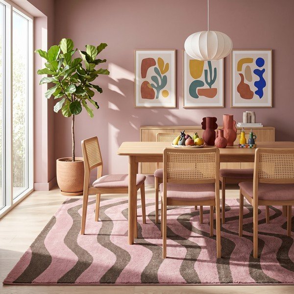 Tappeto rosa/marrone 160x230 cm Aurora – ESTE-image-2