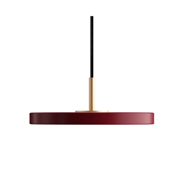 Lampada a sospensione a LED rossa con paralume in metallo ø 15 cm Asteria Micro - UMAGE-image-4