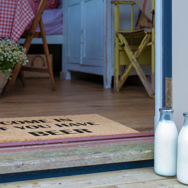 Zerbino in cocco 40x60 cm Come again and bring beer - Artsy Doormats-image-4