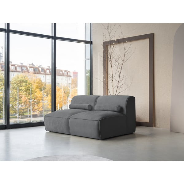 Divano componibile grigio 152 cm Flex Felix – Miuform-image-3