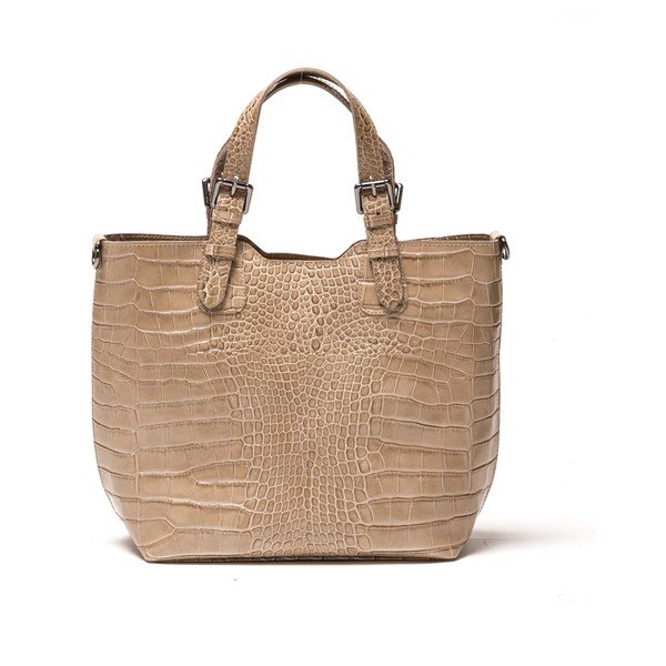 Kožená kabelka Renata Corsi 635 Fango