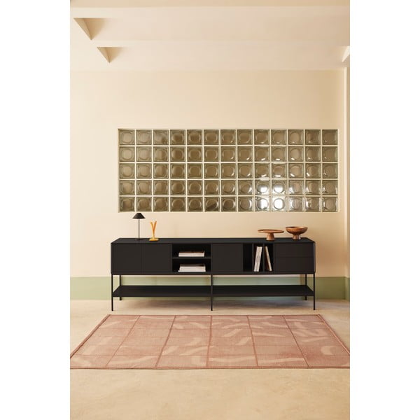 Mobile TV nero 220x74x45 cm Platt – Teulat-image-1