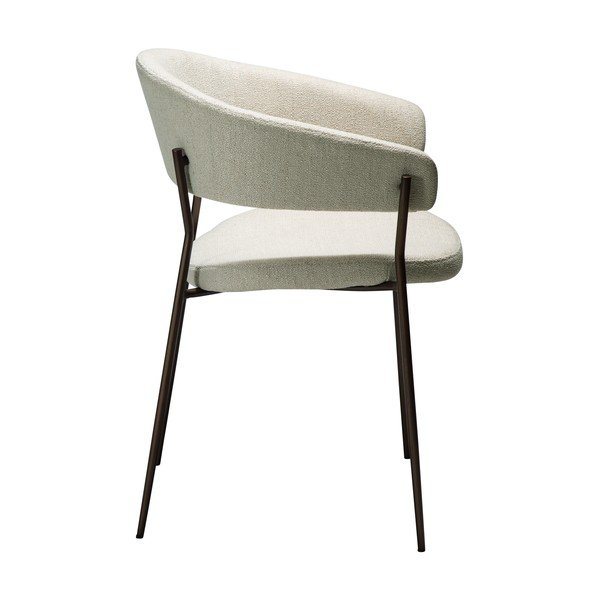 Sedia da pranzo beige con braccioli Reboot – DAN-FORM Denmark-image-2