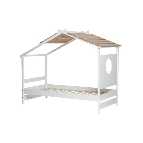 Letto bianco per bambini , 90 x 190 cm Nayah - Marckeric-image-3