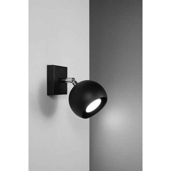 Lampada da parete nera Ollo - Sollux-image-1