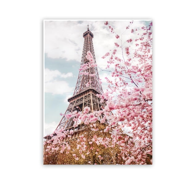 Pittura su tela, 100 x 75 cm Romantic Eiffel - Styler