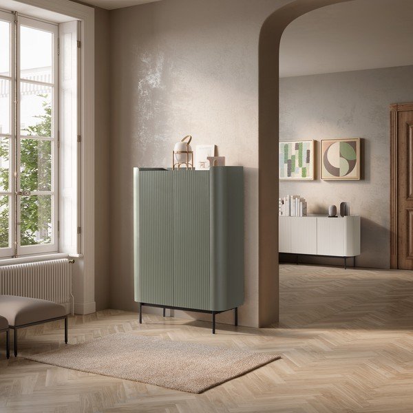 Armadietto verde 100x140x40 cm Willa – MOME-image-1