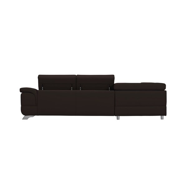 Divano letto Gamma marrone scuro, angolo sinistro - Windsor & Co Sofas-image-2