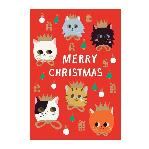 Balicí papíry v sadě 5 ks s vánočním motivem Starflower  – Roger la Borde