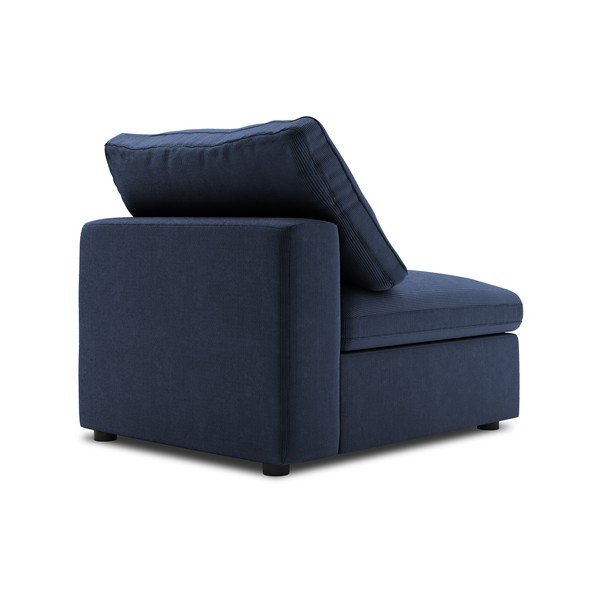 Parte centrale blu scuro del divano modulare in velluto a coste Galaxy - Windsor & Co Sofas-image-3