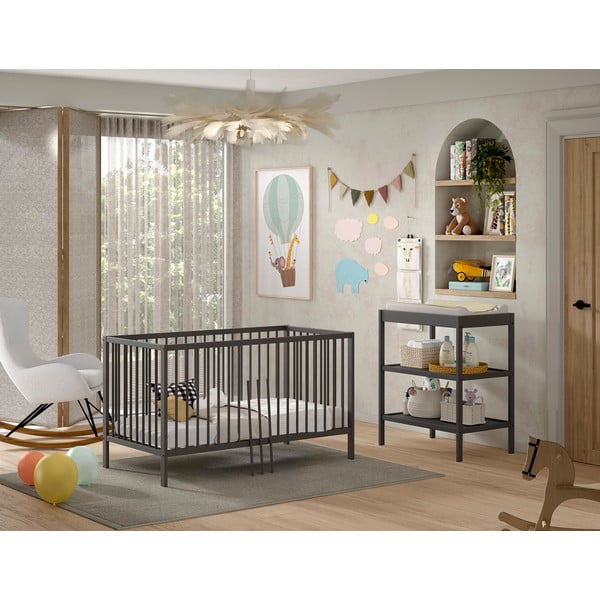 Set di mobili per bambini in faggio massiccio 2 pz Dino – Vipack-image-1