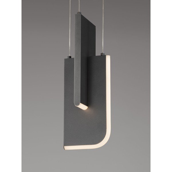 Lampadario LED grigio chiaro in metallo con intensità regolabile Totem – Nova Luce-image-2