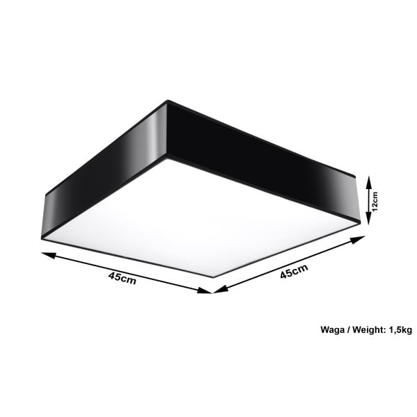 Plafoniera nera a soffitto Mitra - Sollux-image-4