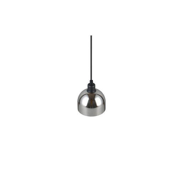 Lampadario nero/argentato con paralume in vetro ø 12 cm Molly – Trio-image-4
