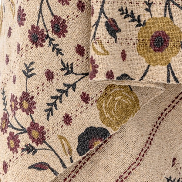 Coperta marrone in cotone riciclato 130x160 cm Eydis – Bloomingville-image-3