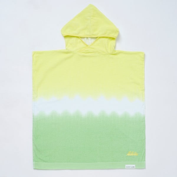 Asciugamano per neonati in cotone giallo/verde 70x70 cm Terry - Sunnylife