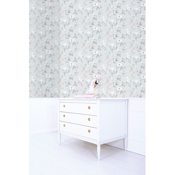 Carta da parati per bambini 10 m x 50 cm Symphony Of Roses - Lilipinso-image-1