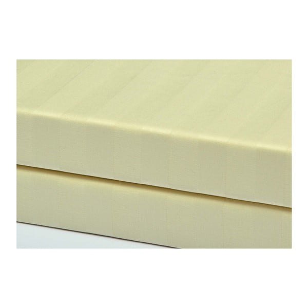 Biancheria da letto damascata giallo chiaro per letto singolo 140x200 cm Damask - Unknown-image-1