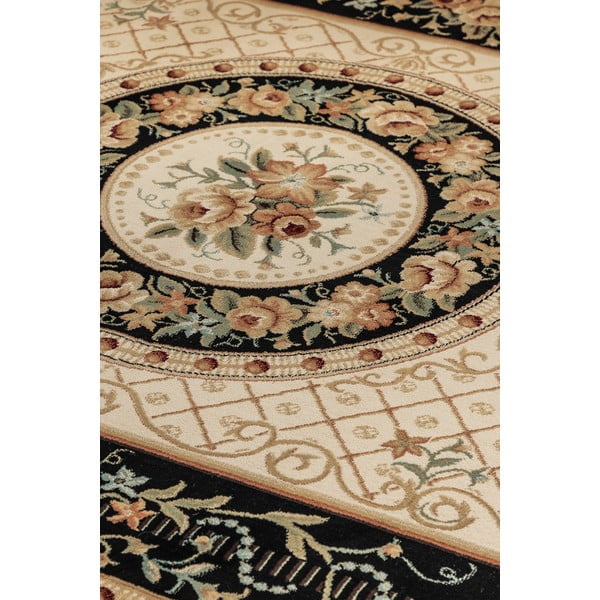 Tappeto nero e beige 120x170 cm Herat - Nouristan-image-2