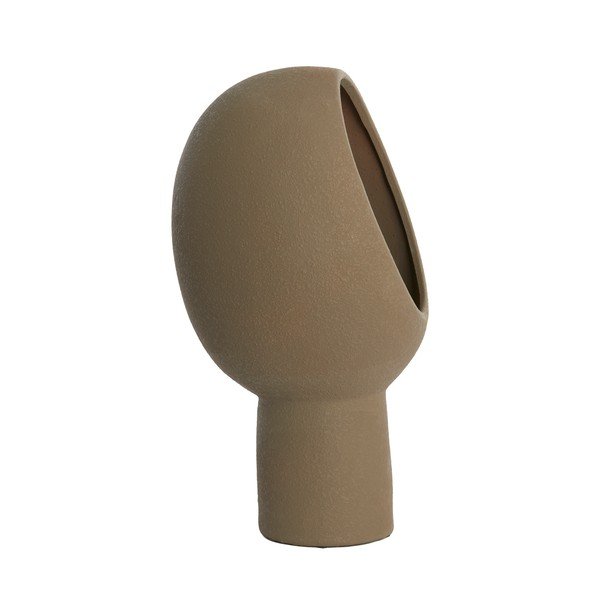 Lampada da tavolo marrone scuro con paralume in ceramica (altezza 46 cm) Monk - Light & Living-image-3