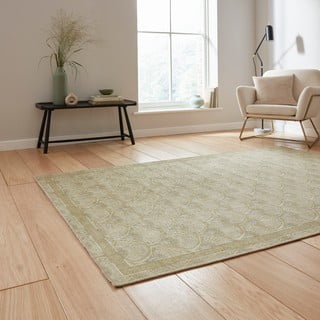 Passatoia in verde chiaro lavabile 61x170 cm Deco Peacock – Catherine Lansfield
