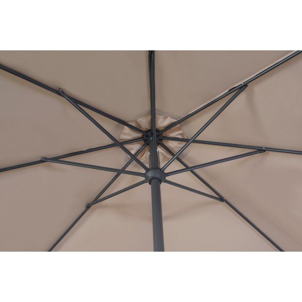 Ombrellone beige ø 400 cm Roja - Rojaplast-image-1