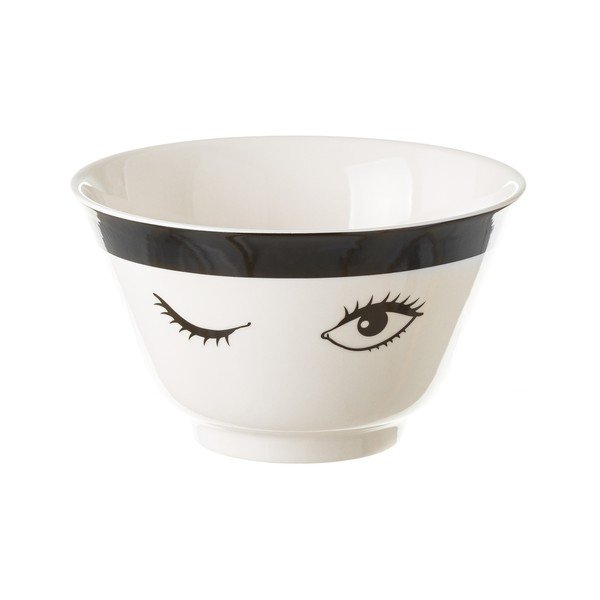 Ciotola in porcellana Unimasa Black Dreameyes, 750 ml Dream Eyes - Casa Selección