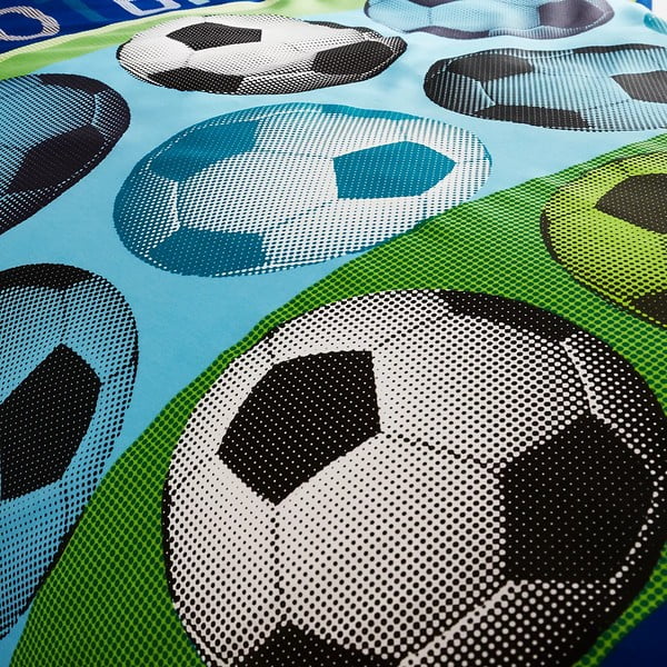Set copripiumino e federa per bambini Football, 135 x 200 cm - Catherine Lansfield-image-3