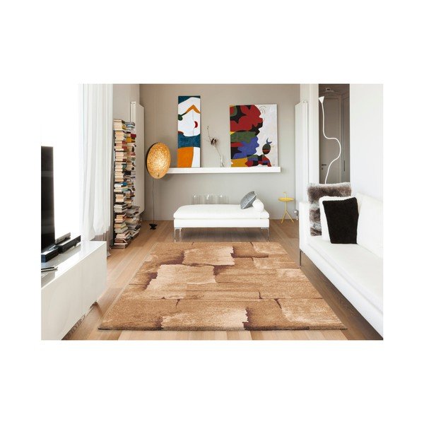 Tappeto beige Boras Beuge II, 190 x 280 cm - Universal-image-1