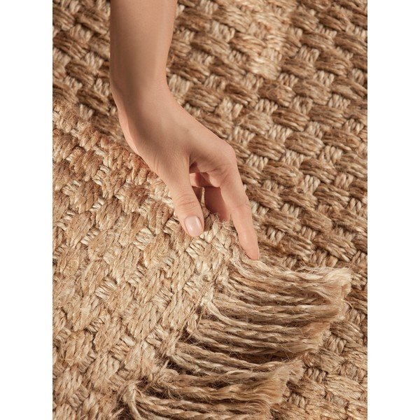 Tappeto di colore naturale in iuta reversibile/tessuto a mano 120x170 cm Fjord – Hanse Home-image-3