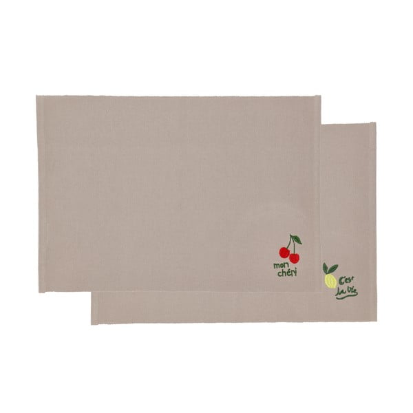 Tovagliette in set in cotone 2 pz 33x48 cm Bistro – Södahl