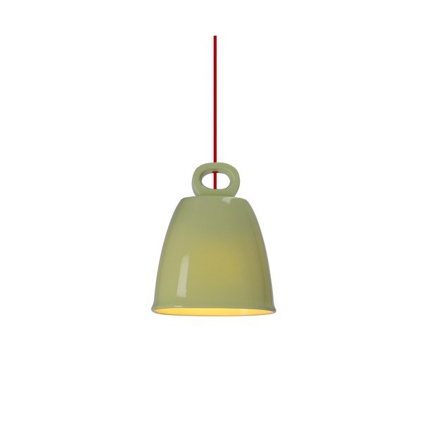 Lampadario verde con paralume in ceramica Sewilla – Candellux Lighting-image-2