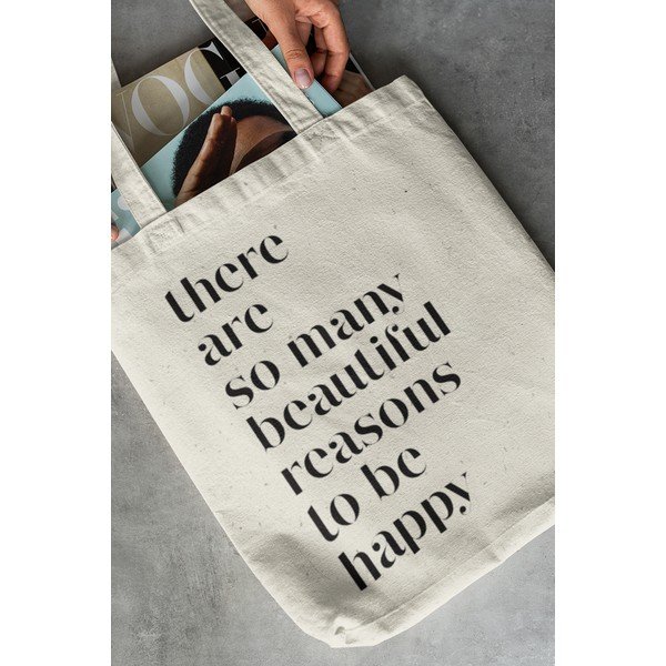 Borsa in tessuto beige - Kate Louise-image-1