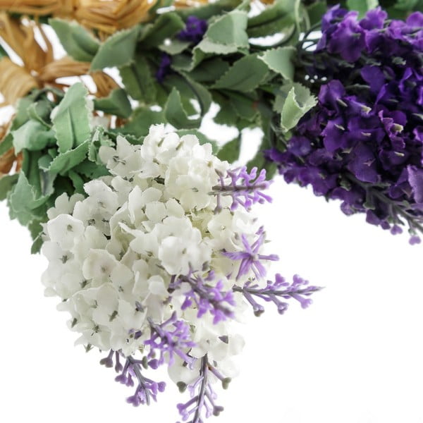 Fiori artificiali in set da 3 (altezza 32 cm) Lavender Bouquet - Casa Selección-image-1