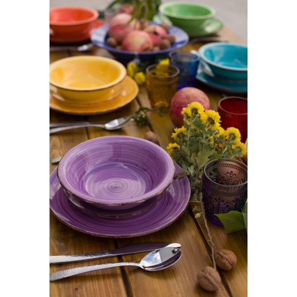 Set di piatti in gres da 18 pezzi Baita - VDE Tivoli 1996-image-2