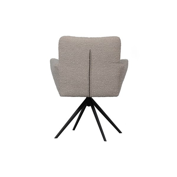 Sedia da pranzo beige in imbottito Vinny – WOOOD-image-4