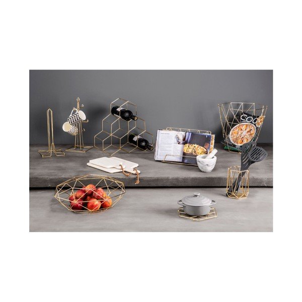 Portasciugamani in metallo dorato ø 15 cm Vertex - Premier Housewares-image-2