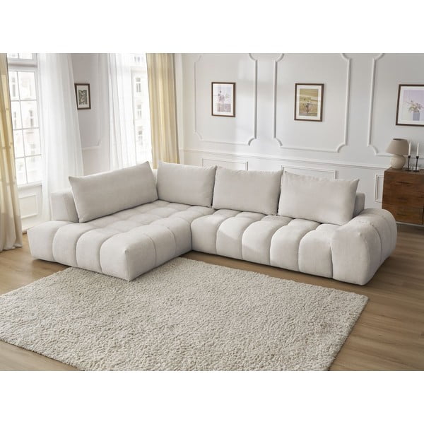Divano angolare beige Everest - Bobochic Paris-image-4