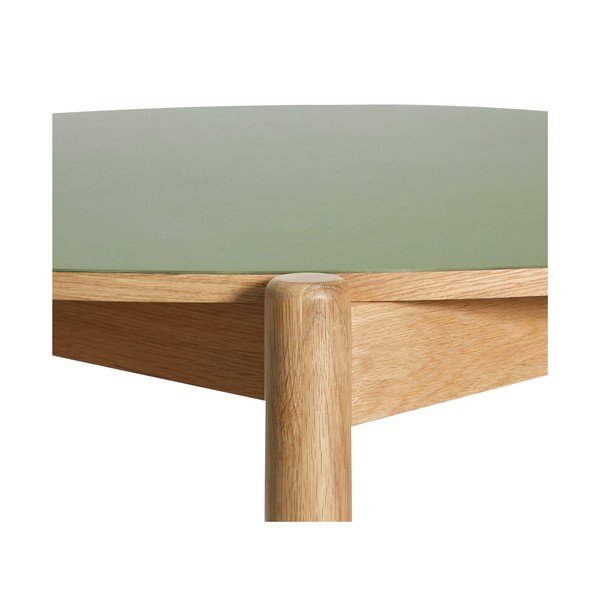 Tavolo da pranzo rotondo in rovere ø 115 cm Oblique - Hübsch-image-3